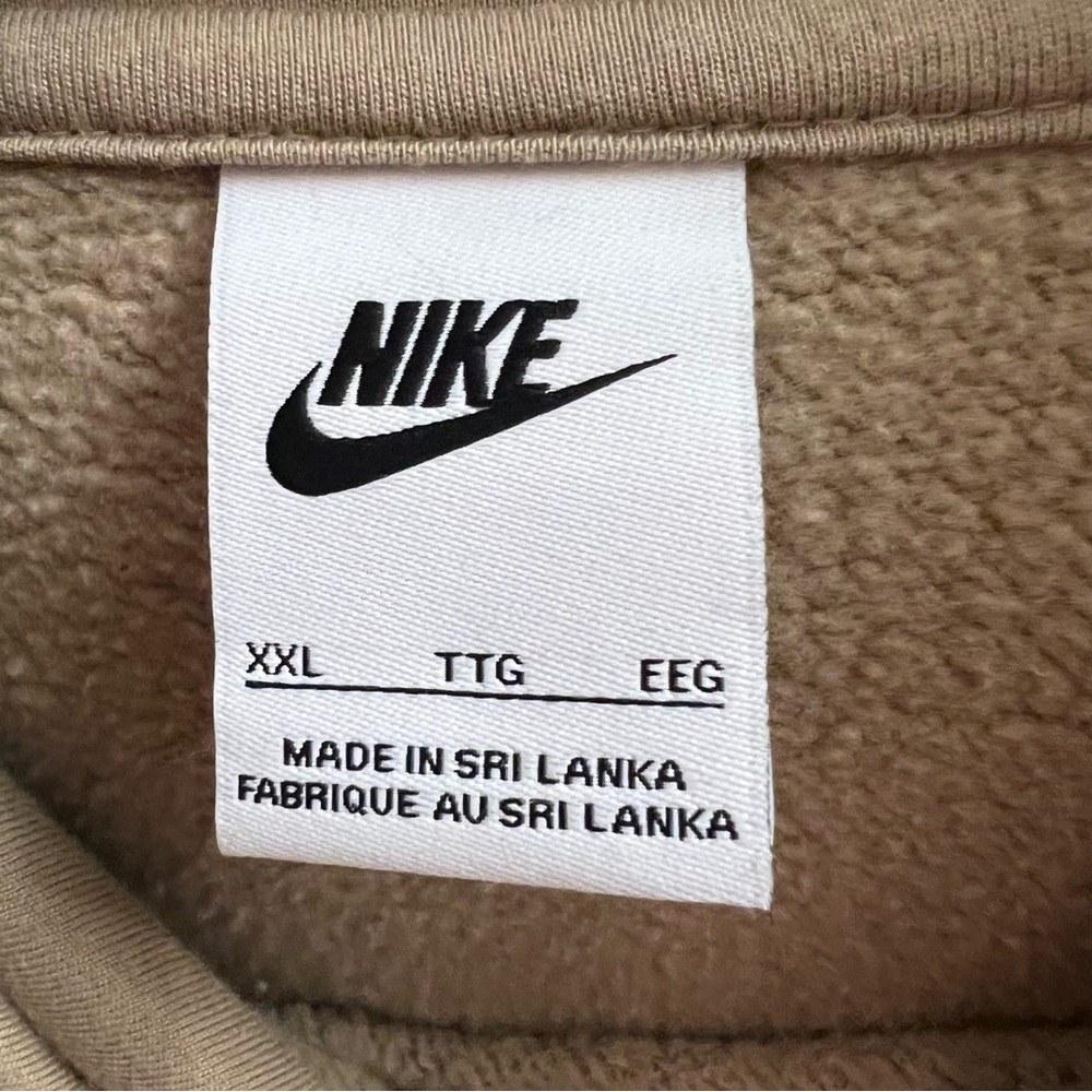 Nike Men's Sportswear Club Fleece
Hoodie Tan Size XXL - Picture 5 of 10